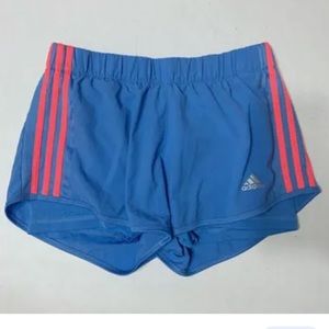 Adidas Climalite Blue 3 Stripe Short Size Medium